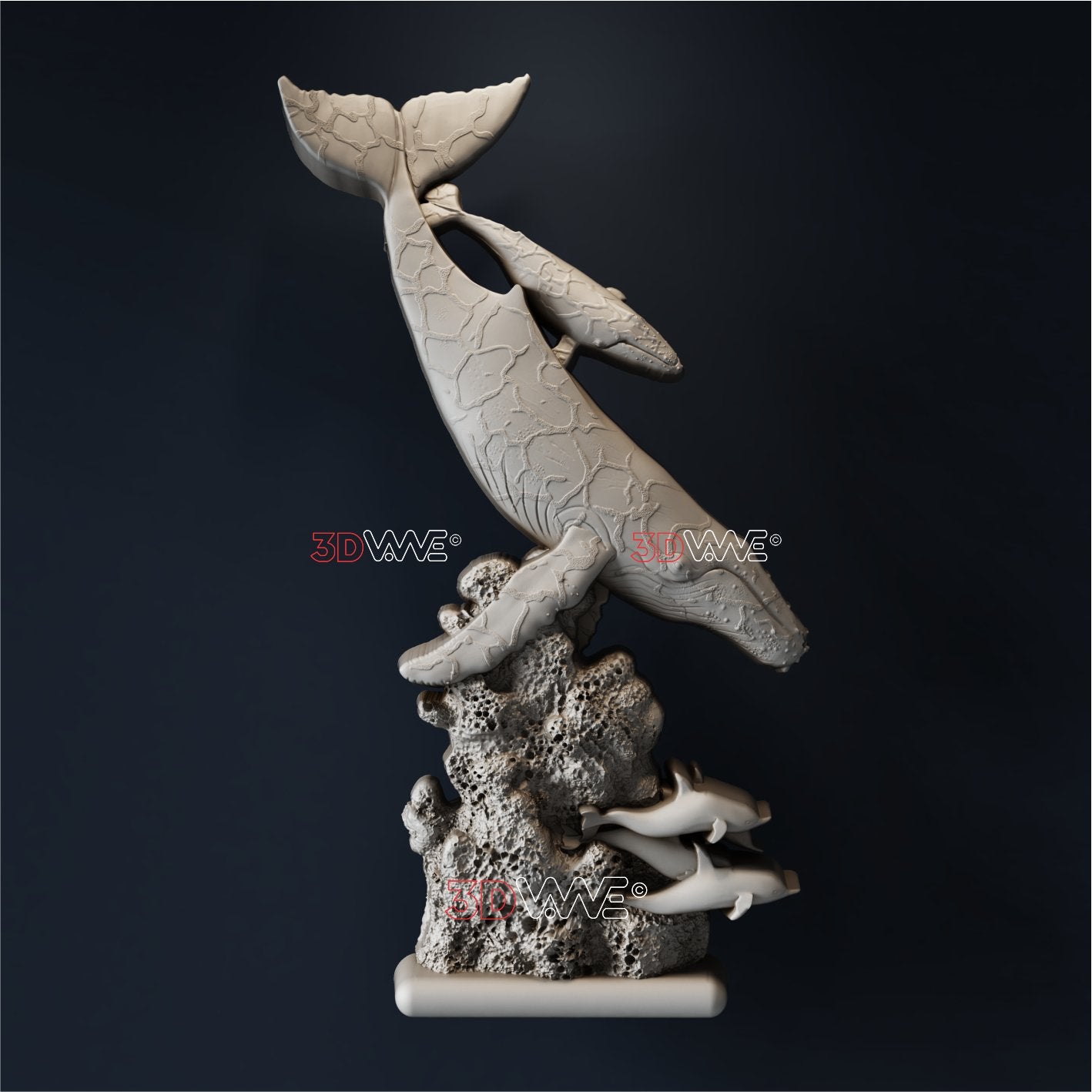 SPERM WHALE 3D STL - 3DWave.us
