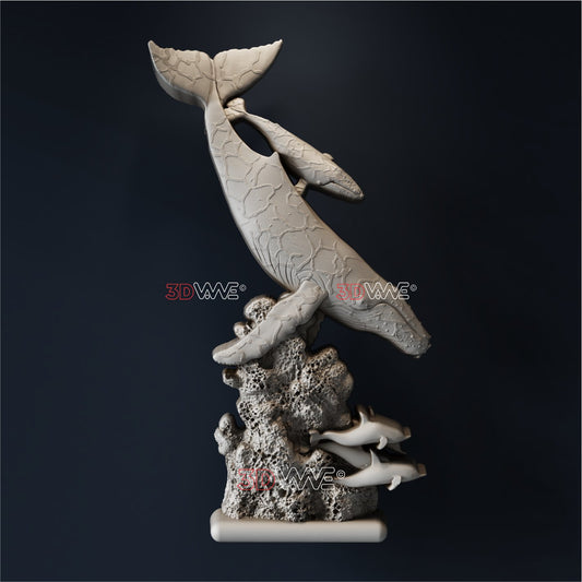 SPERM WHALE 3D STL - 3DWave.us