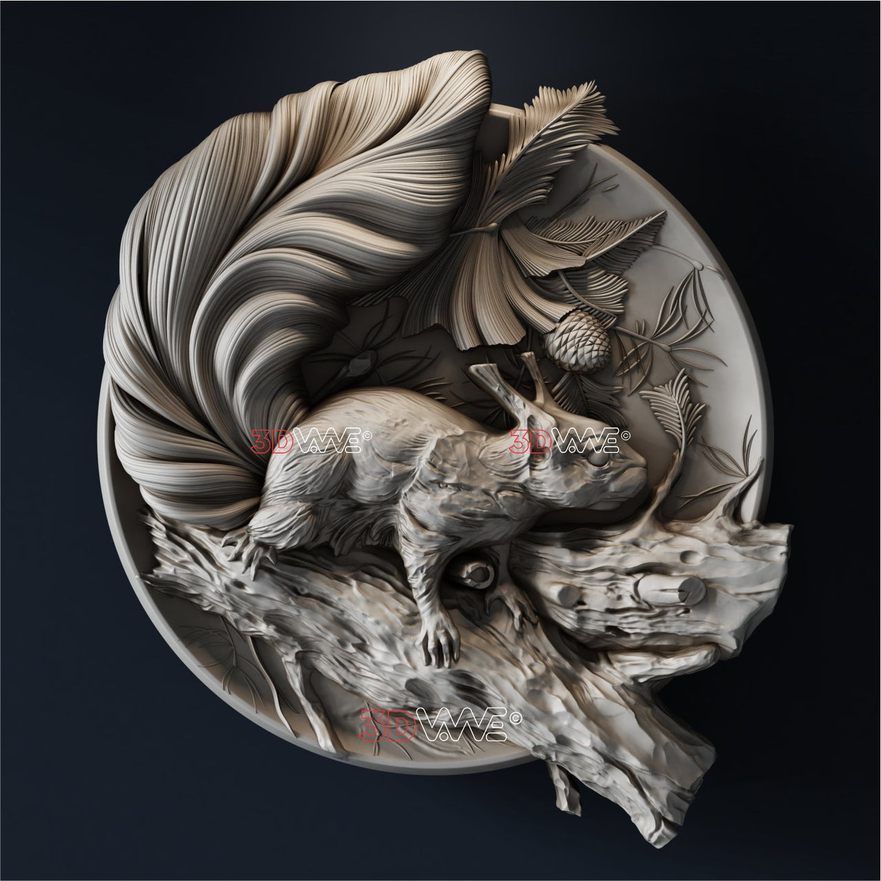 SQUIRREL 3D STL - 3DWave.us