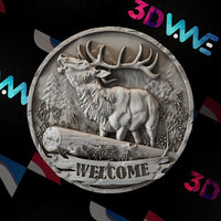Thumbnail for STAG WELCOME SIGN 3d stl - 3DWave.us