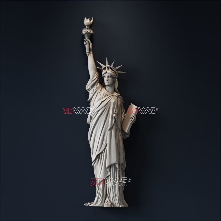 STATUE OF LIBERTY 3D STL - 3DWave.us