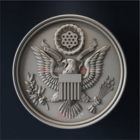 Thumbnail for THE GREAT SEAL OF THE USA 3D STL - 3DWave.us