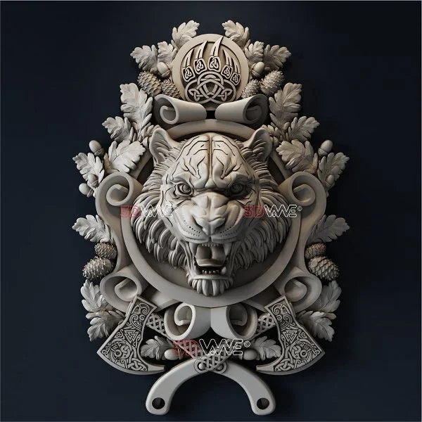 TIGER 3D STL - 3DWave.us