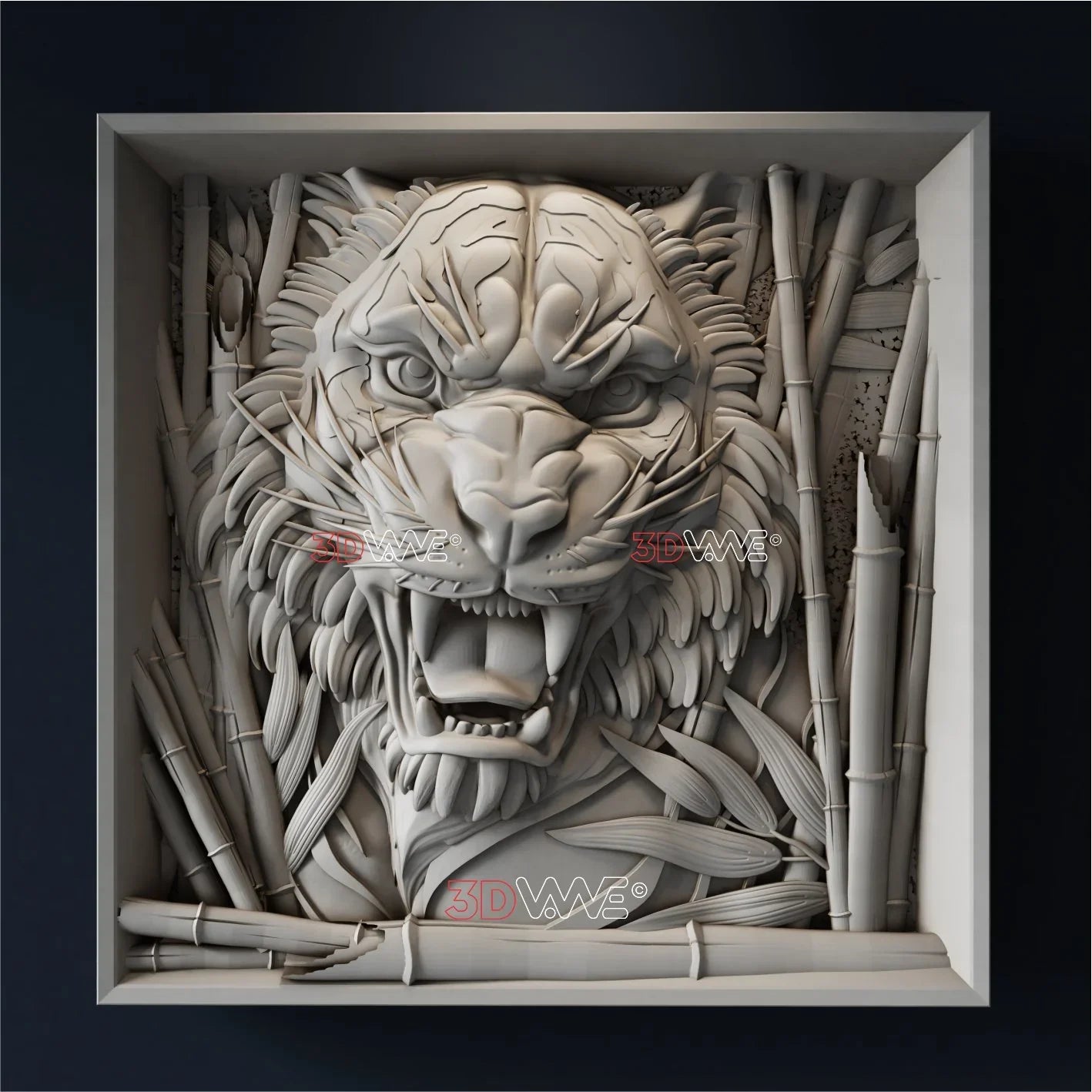 TIGER 3D STL - 3DWave.us