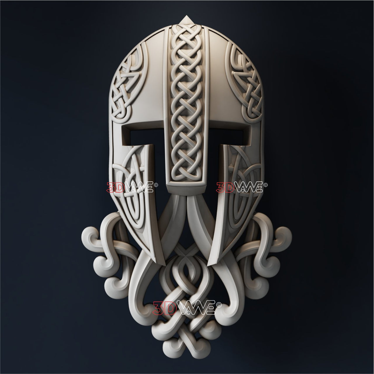 VIKING HELMET 3D STL - 3DWave.us