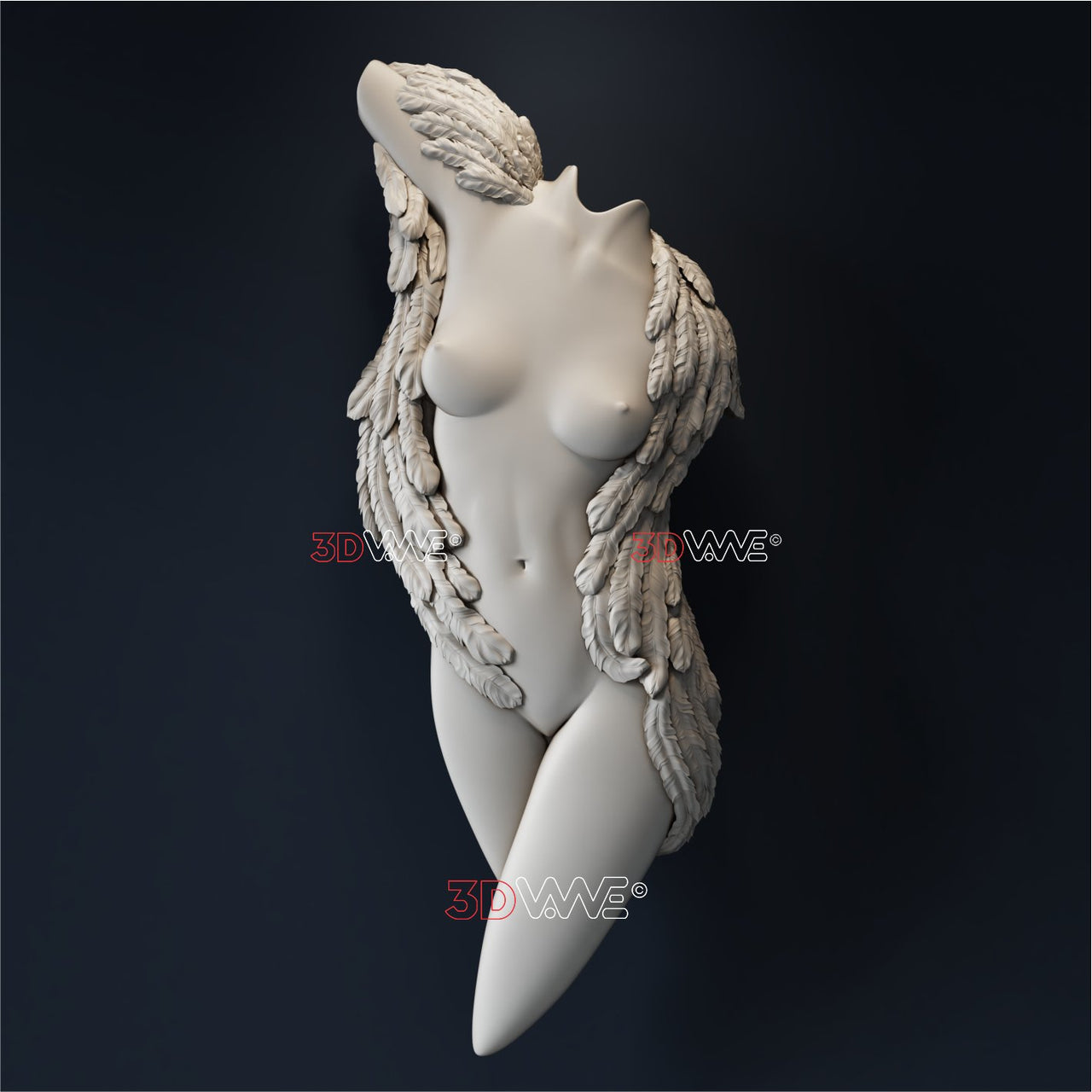 WALL ANGEL 3D STL - 3DWave.us