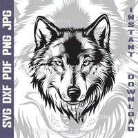 Thumbnail for Wolf SVG laser ready files - 3DWave.us