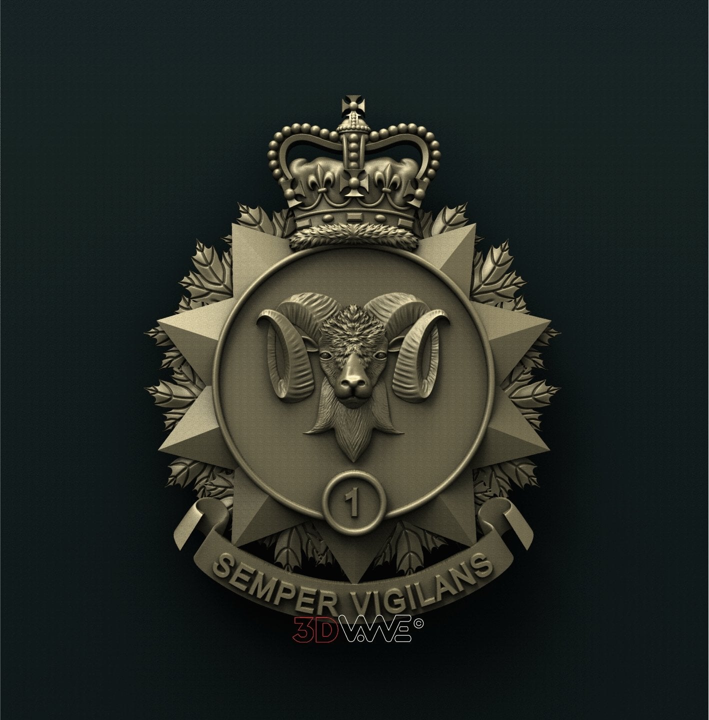 1 CANADIAN MECHANIZED BRIGADE GROUP 3D STL 3DWave