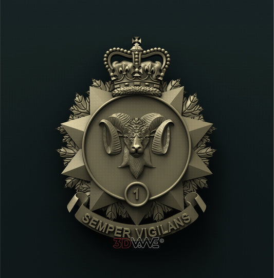 1 CANADIAN MECHANIZED BRIGADE GROUP 3D STL 3DWave