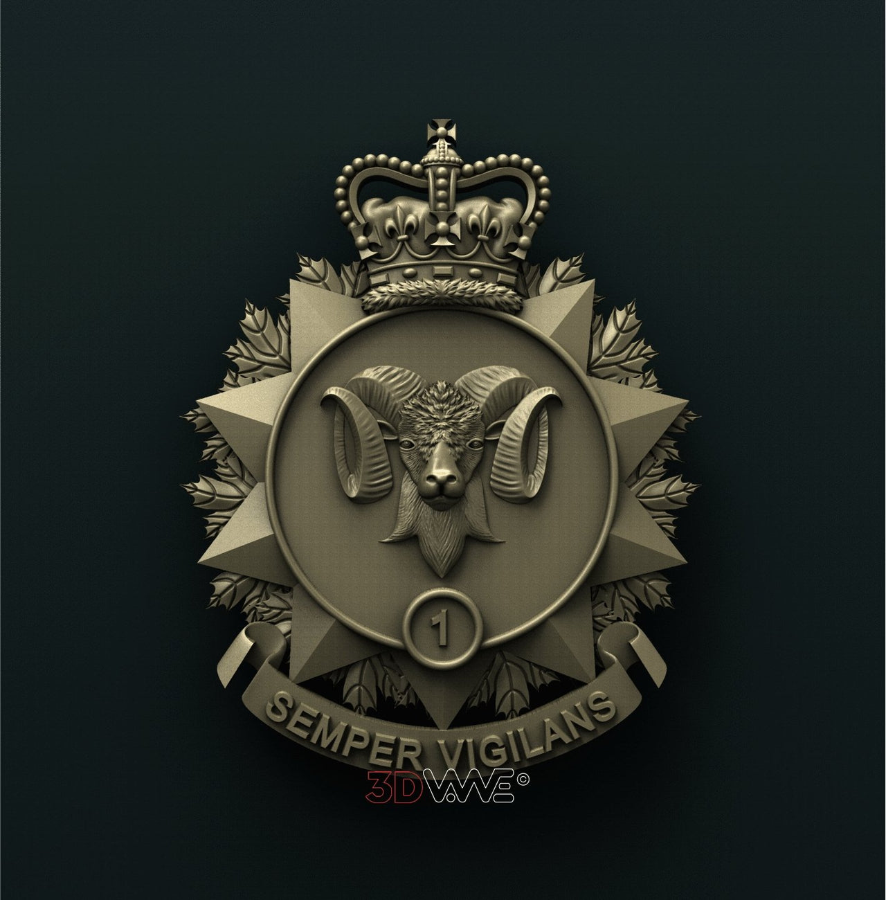 1 CANADIAN MECHANIZED BRIGADE GROUP 3D STL 3DWave