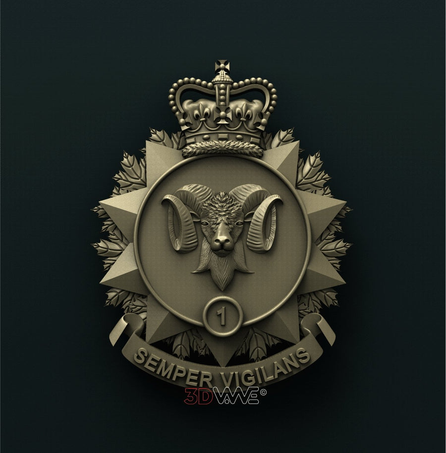 1 CANADIAN MECHANIZED BRIGADE GROUP 3D STL 3DWave