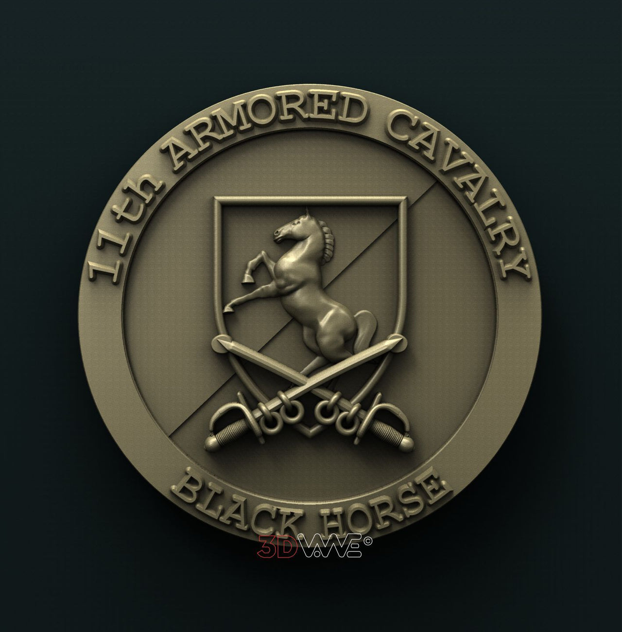 11st ARMORED CAVALRY 3D STL 3DWave