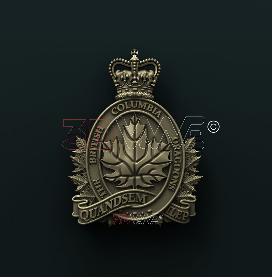 12e REGIMENT BLINDE DU CANADA 3D STL 3DWave