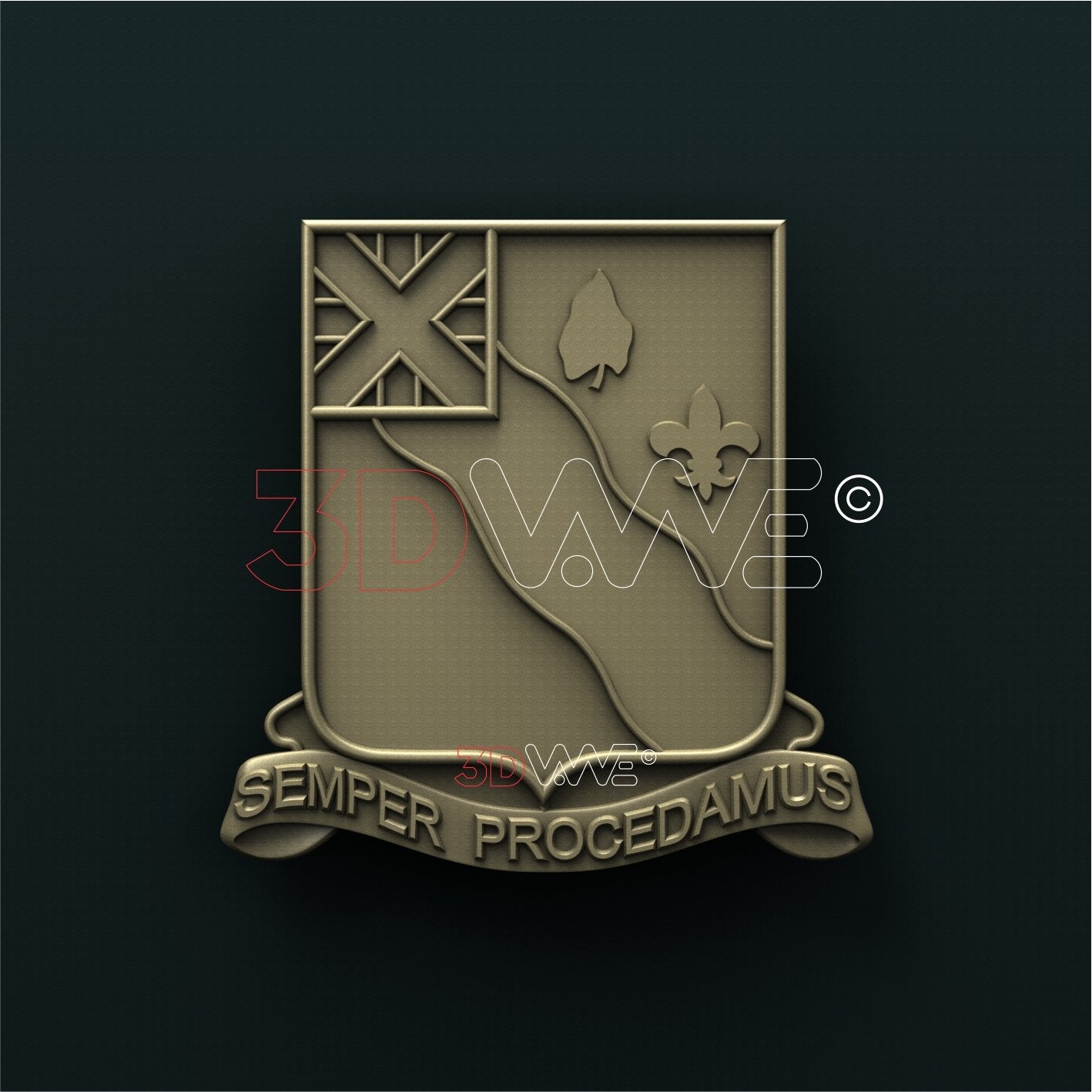 156th FIELD ARTILLERY REGIMENT 3D STL - - 3DWave.us