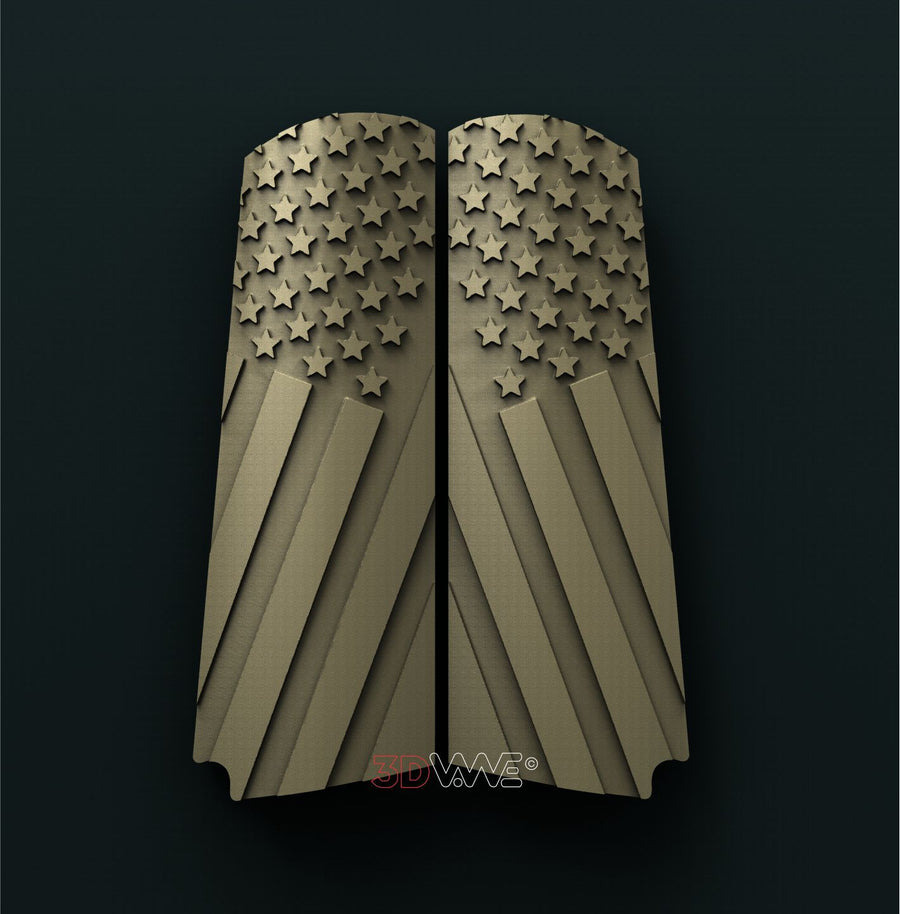 1911 GRIP 3D STL 3DWave