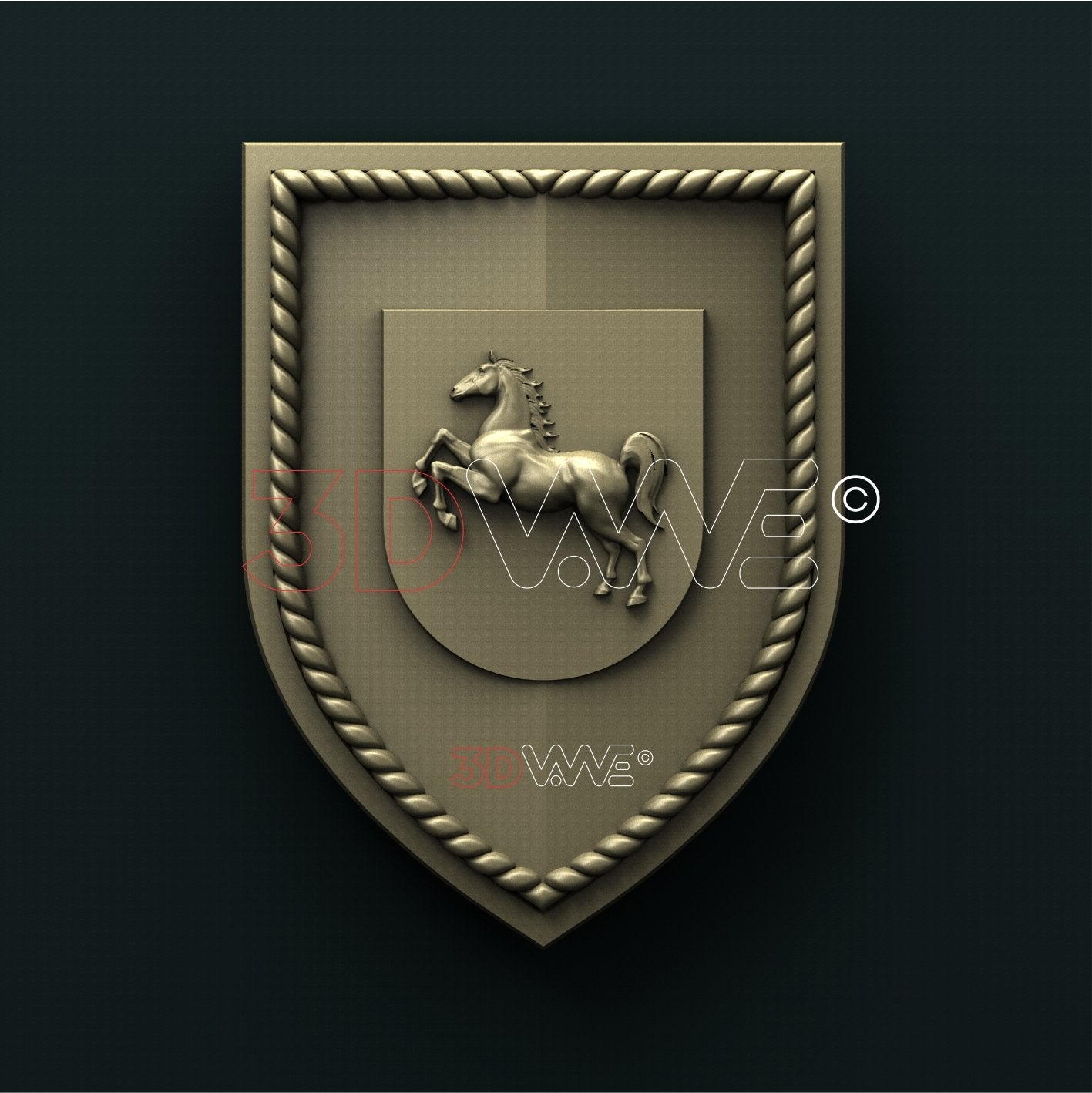 1st ARMORED DIVISION, BUNDESWEHR 3D STL 3DWave