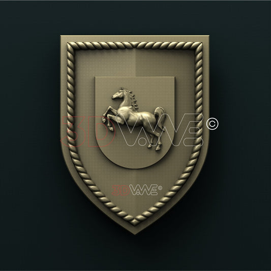 1st ARMORED DIVISION, BUNDESWEHR 3D STL 3DWave