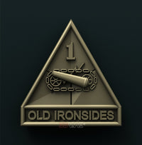 Thumbnail for 1st ARMORED DIVISION, US ARMY 3D STL 3DWave