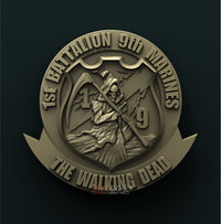 Thumbnail for 1st BATTALION, 9th MARINES THE WALKING DEAD 3D STL 3DWave