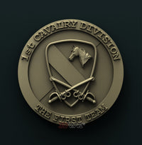 Thumbnail for 1st CAVALRY DIVISION 3D STL 3DWave