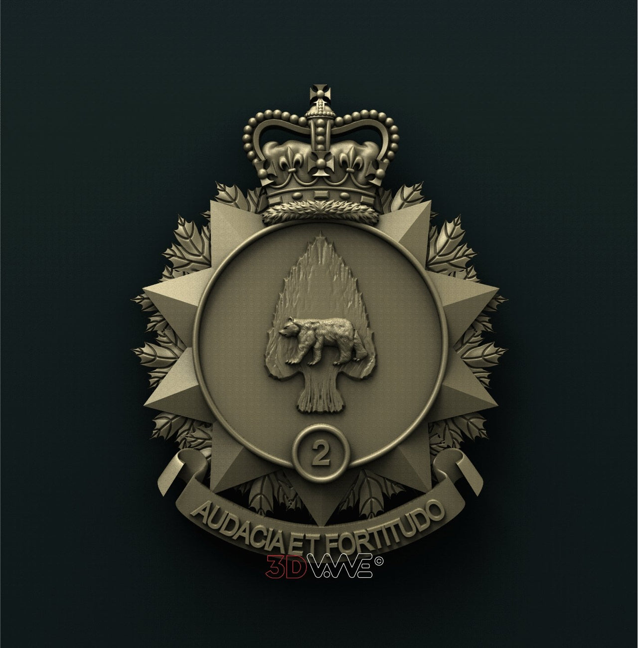 2 CANADIAN MECHANIZED BRIGADE GROUP 3D STL 3DWave