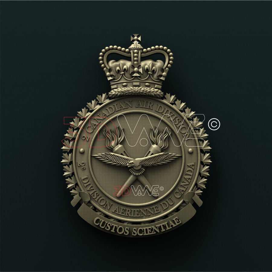 2nd CANADIAN AIR DIVISON 3D STL 3DWave