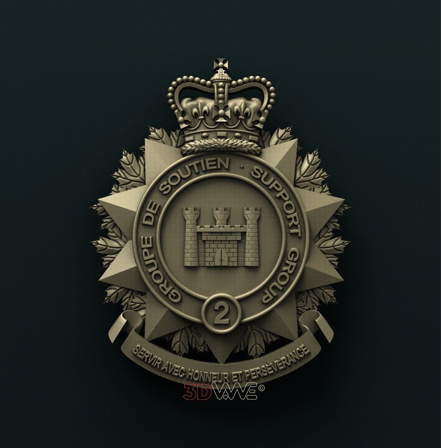 2nd CANADIAN DIVISION SUPPORT GROUP 3D STL 3DWave
