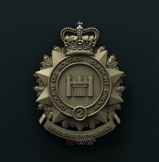 2nd CANADIAN DIVISION SUPPORT GROUP 3D STL 3DWave