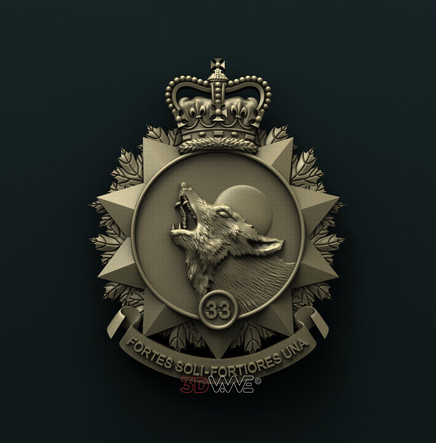 33 CANADIAN BRIGADE GROUP 3D STL 3DWave