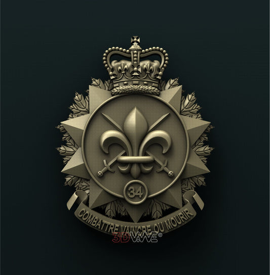34 CANADIAN BRIGADE GROUP 3D STL 3DWave