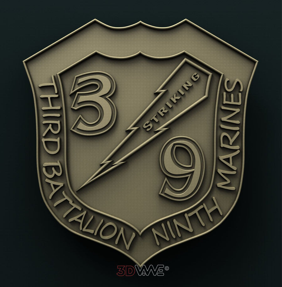 3rd BATALLION, 9th MARINES 3D STL 3DWave