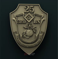 Thumbnail for 3rd BATTALION, 25th MARINES, USMC 3D STL 3DWave