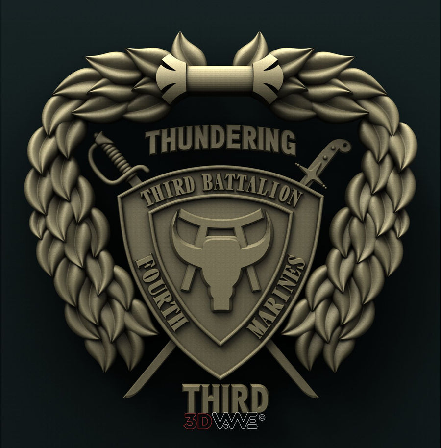 3rd BATTALION 4th MARINES 3D STL 3DWave
