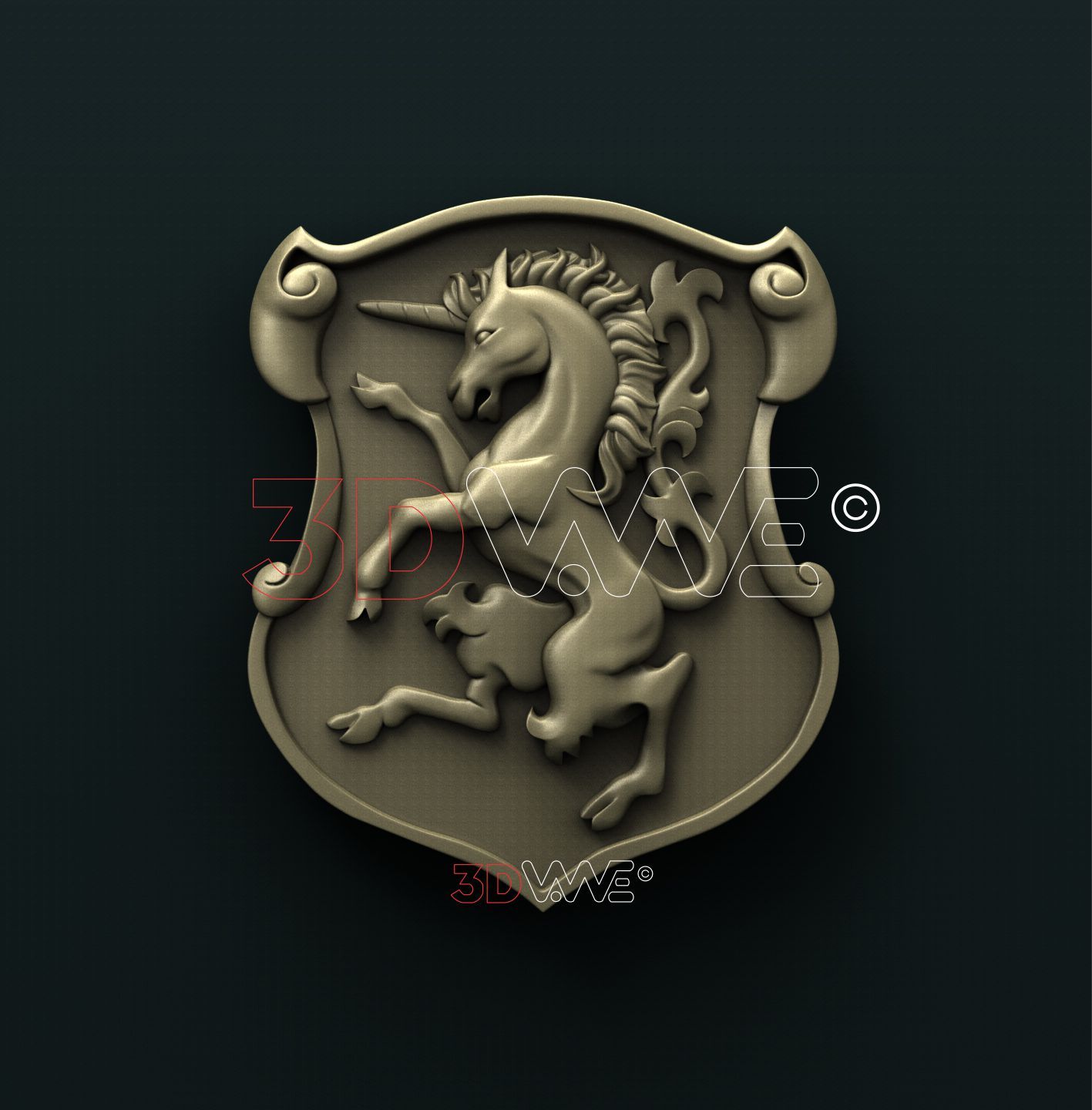 4-6 HEAVY ATTACK RECONNAISSANCE SQUADRON 16th US CAVALRY 3D STL 3DWave