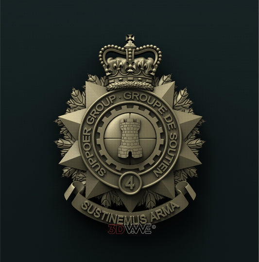 4th CANADIAN DIVISION SUPPORT GROUP 3D STL 3DWave