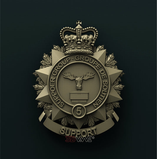5th CANADIAN DIVISION SUPPORT GROUP 3D STL 3DWave