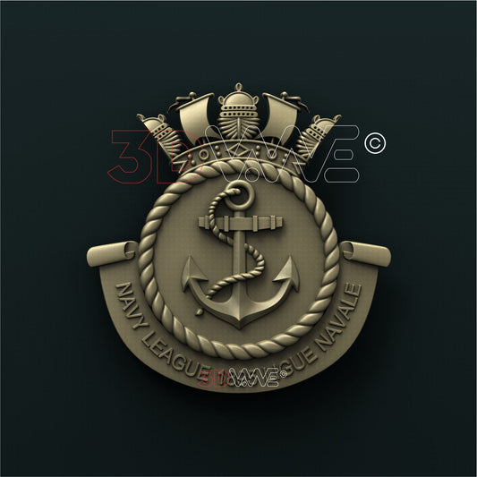 65 JP BELL NAVY LEAGUE CADET CORPS CANADA 3D STL 3DWave