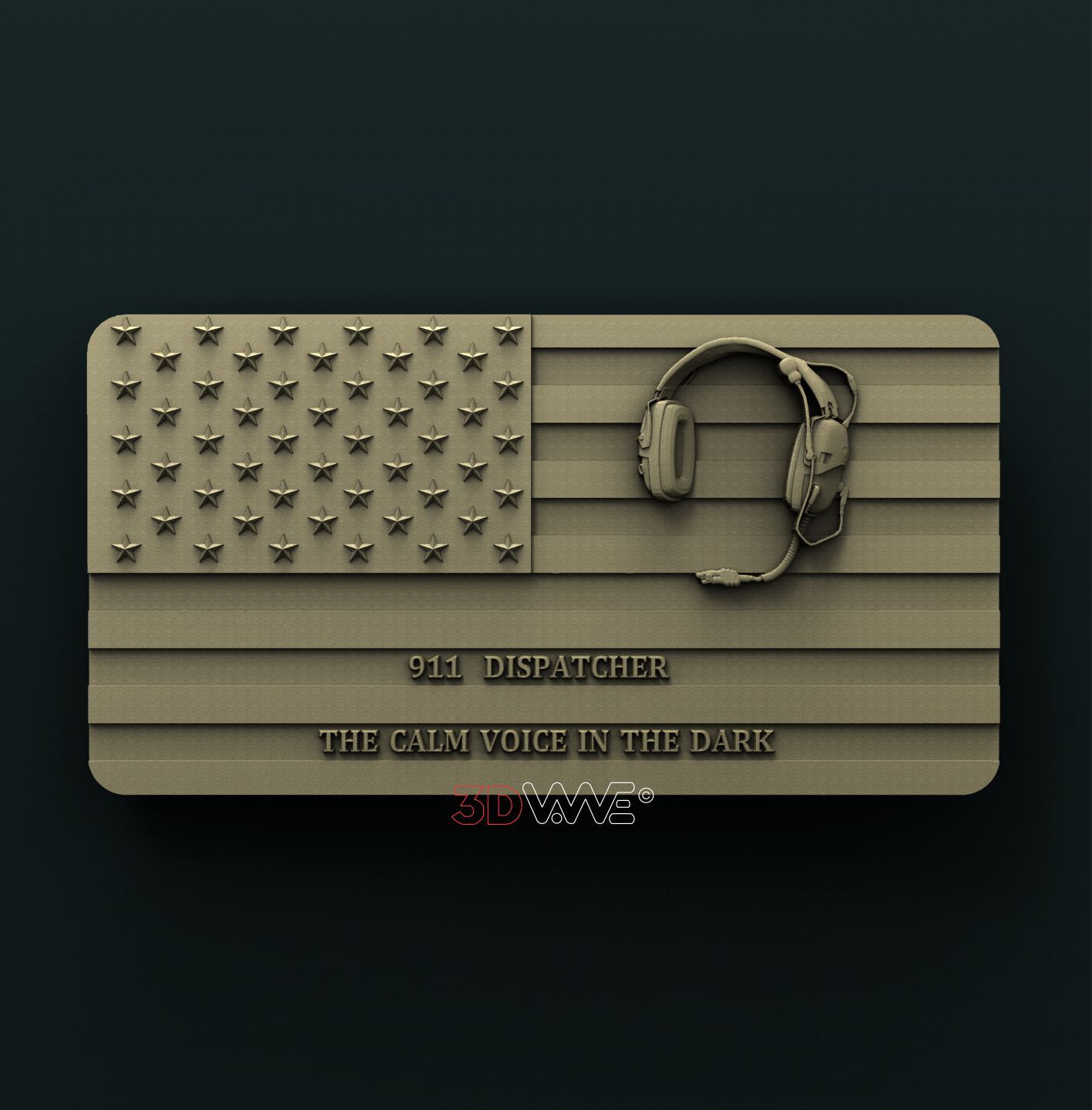 911 DISPATCHER 3D STL 3DWave