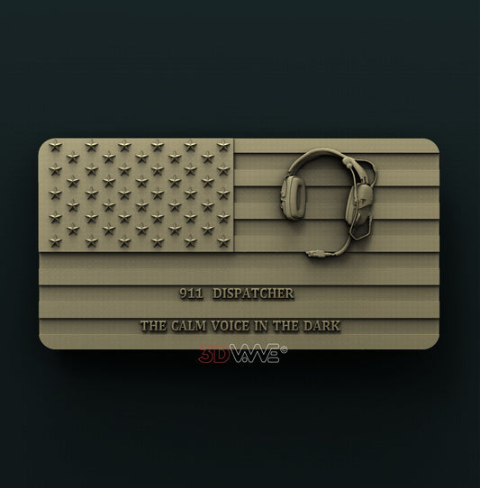 911 DISPATCHER 3D STL 3DWave