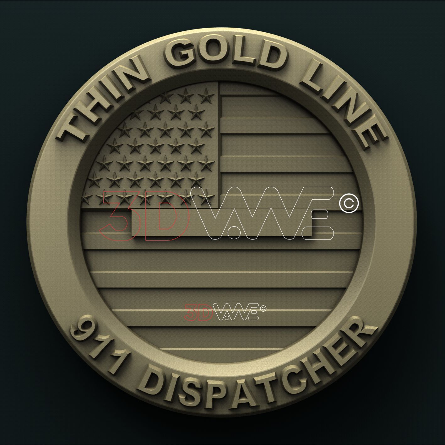 911 DISPATCHER 3D STL 3DWave