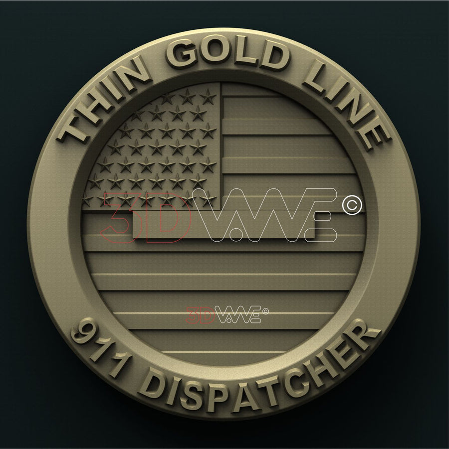 911 DISPATCHER 3D STL 3DWave