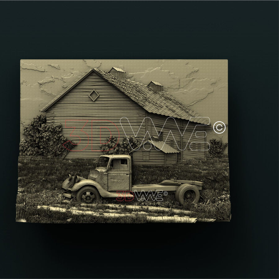 ABANDONED WAREHOUSE 3D STL 3DWave