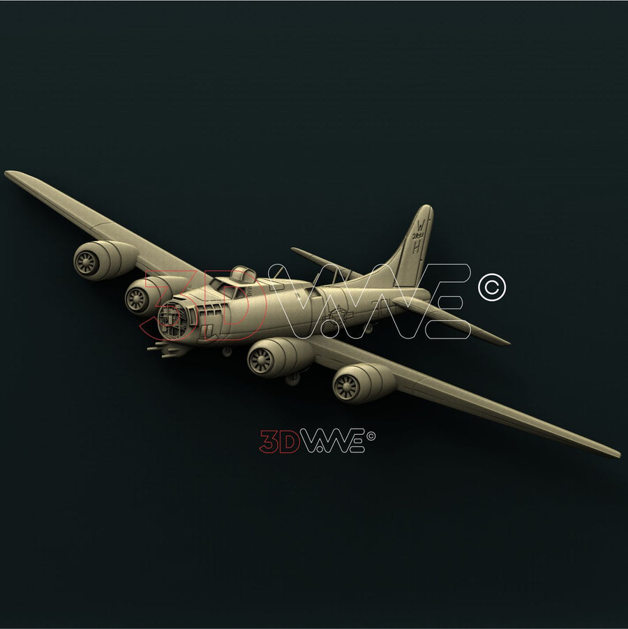 AIRPLANE 3D STL 3DWave
