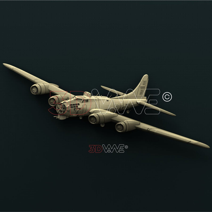 AIRPLANE 3D STL 3DWave