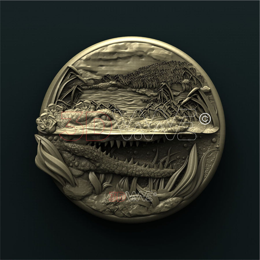 ALLIGATOR 3D STL 3DWave