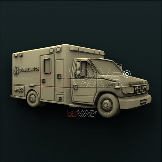 AMBULANCE 3D STL 3DWave