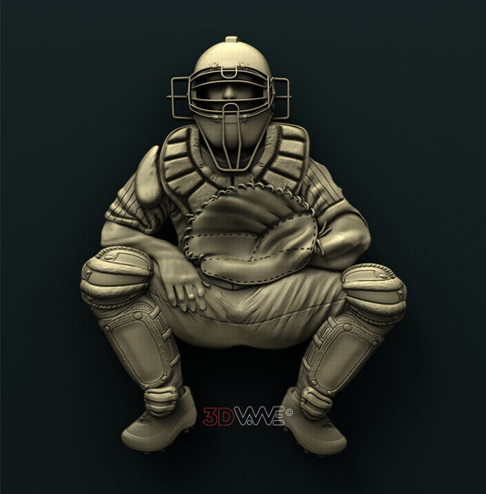 AMERICAN BASEBALL PLAYER 3D STL 3DWave