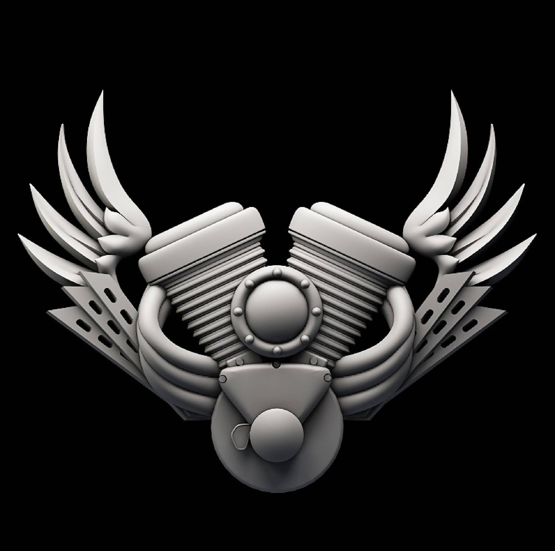 American bike emblem 2 3d stl Robert