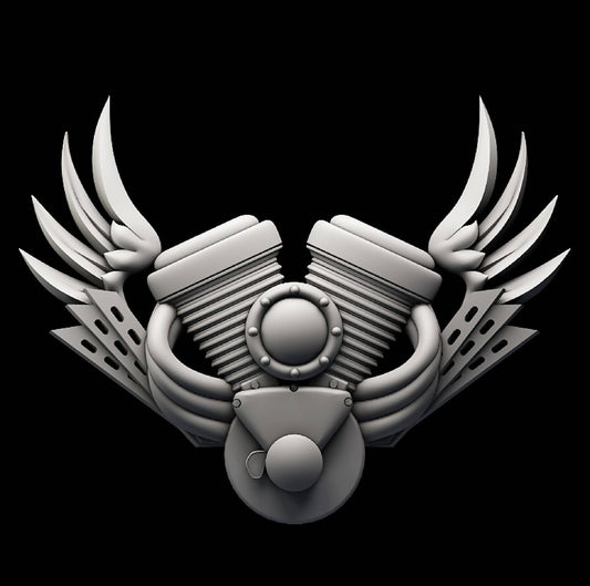 American bike emblem 2 3d stl Robert