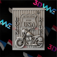 Thumbnail for AMERICAN BIKER 3d stl 3DWave.us